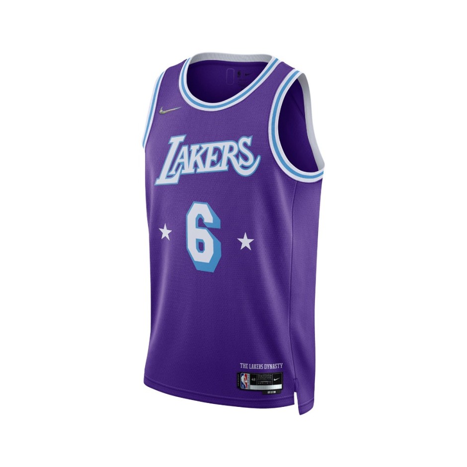 NIKE LOS ANGELES LAKERS CITY EDITION NBA SWINGMAN JERSEY DB4032-506 Purple