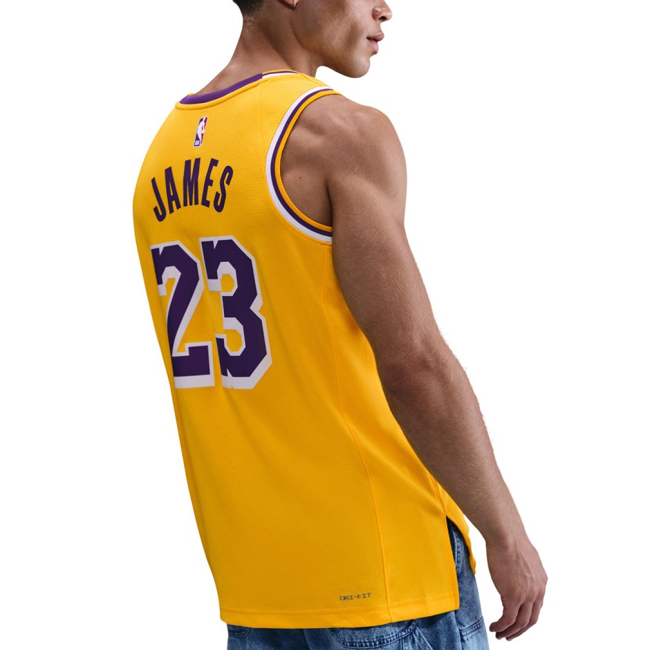 Ανδρική Εμφάνιση NBA Κίτρινη - Nike Los Angeles Lakers Icon Edition 2022/23 