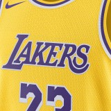 Ανδρική Εμφάνιση NBA Κίτρινη - Nike Los Angeles Lakers Icon Edition 2022/23  Εικόνα 2