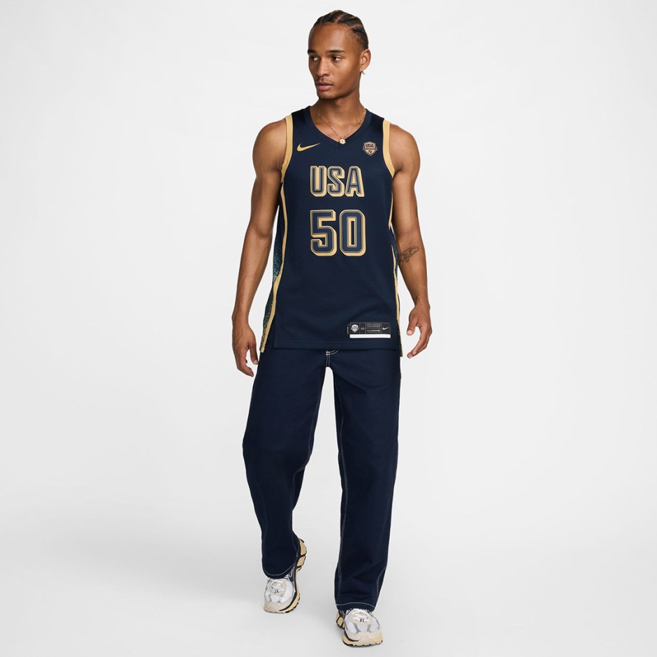 Ανδρική Εμφάνιση Μπάσκετ Μπλε - Nike USAB Limited
