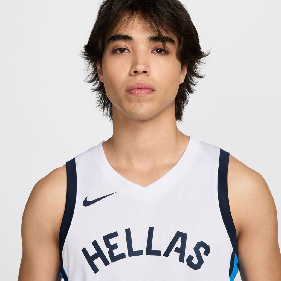 Ανδρική Εμφάνιση Μπάσκετ Λευκή - Nike Greece Limited Road Home