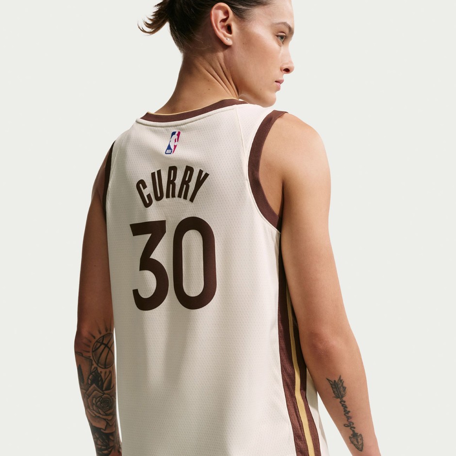 Ανδρική Εμφάνιση NBA Λευκή - Nike Stephen Curry Golden State Warriors City Edition 2025/26