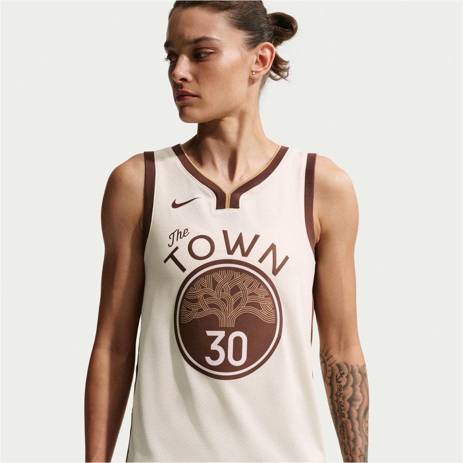 Ανδρική Εμφάνιση NBA Λευκή - Nike Stephen Curry Golden State Warriors City Edition 2025/26