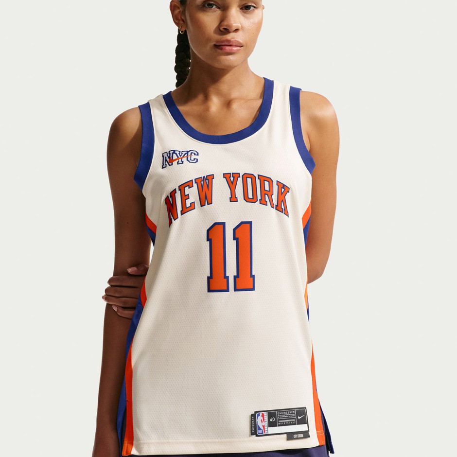 Ανδρική Εμφάνιση NBA Λευκή - Nike Jalen Brunson New York Knicks City Edition 2025/26
