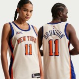 Ανδρική Εμφάνιση NBA Λευκή - Nike Jalen Brunson New York Knicks City Edition 2025/26 Εικόνα 3