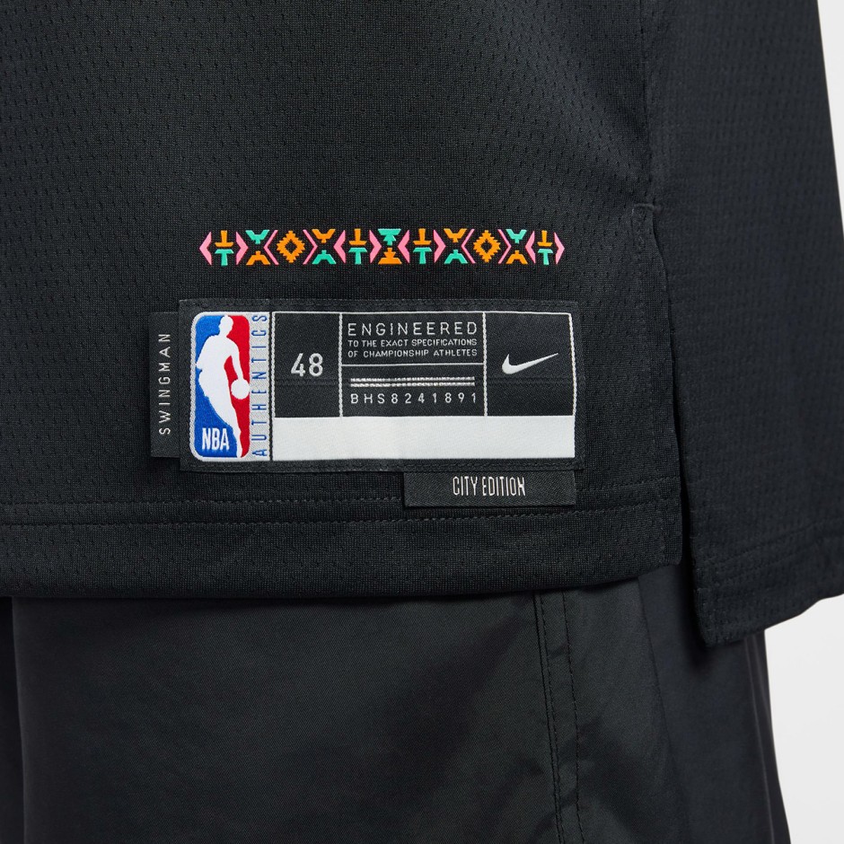 Ανδρική Εμφάνιση NBA Μαύρη - Nike Victor Wembanyama San Antonio Spurs City Edition 2025/2026