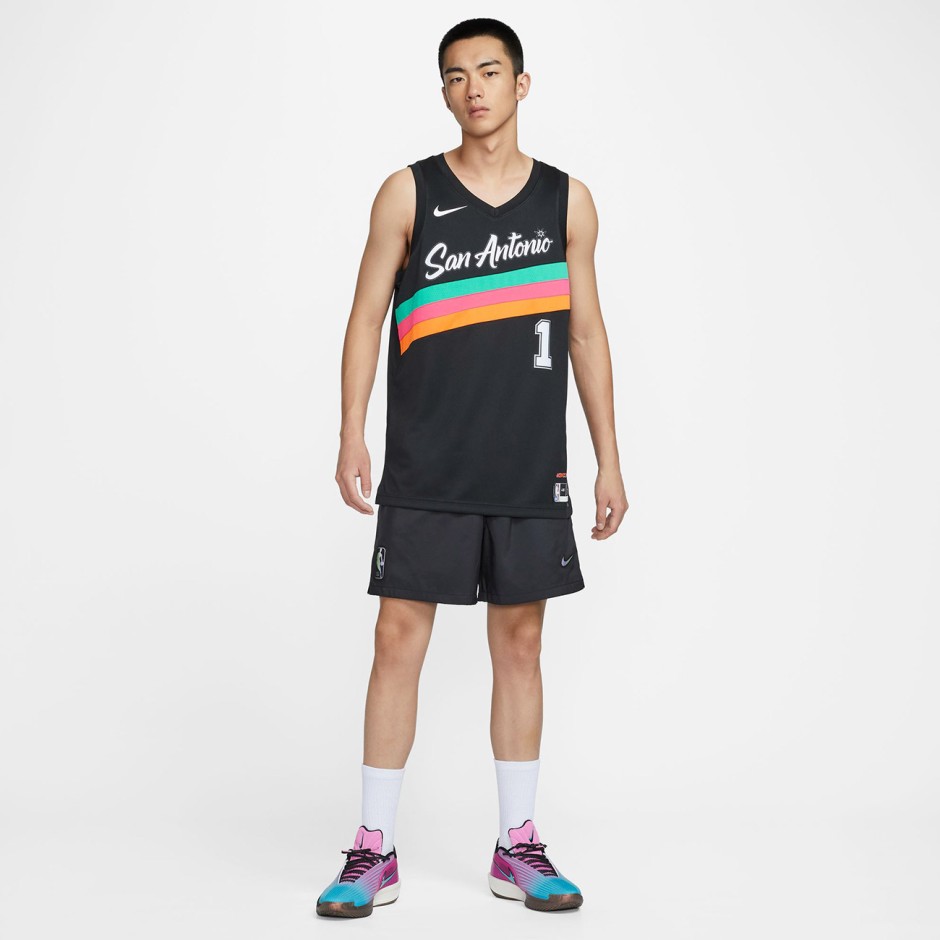 Ανδρική Εμφάνιση NBA Μαύρη - Nike Victor Wembanyama San Antonio Spurs City Edition 2025/2026
