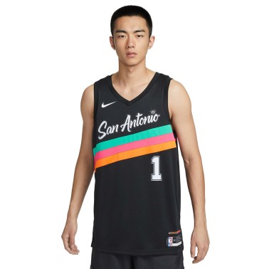Ανδρική Εμφάνιση NBA Μαύρη - Nike Victor Wembanyama San Antonio Spurs City Edition 2025/2026