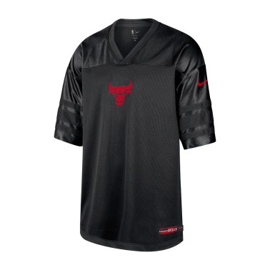 Ανδρική Φανέλα NBA Μαύρη - Nike Chicago Bulls Courtside