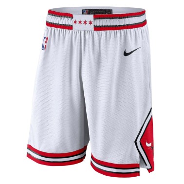 Ανδρικό Σορτς Μπάσκετ Λευκό - Nike Chicago Bulls Swingman Association Edition