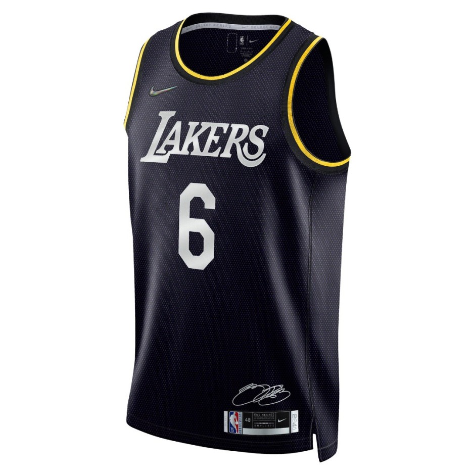 NIKE LEBRON JAMES LAKERS Μαύρο
