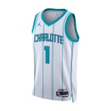 Ανδρική Εμφάνιση NBA Λευκή - Jordan Charlotte Hornets Association Edition 2022/23 Εικόνα 