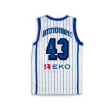 GSA GAME SHIRT ANNIVERSARY UNIFORM-43 THANASIS ANTETOKOUNMPO 17-91067-WHITE White Image 0