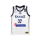 GSA GAME SHIRT OFFICIAL UNIFORM-37 KOSTAS ANTETOKOUNMPO 17-91065-WHITE White Image 