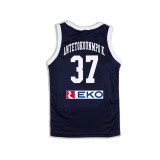 GSA GAME SHIRT OFFICIAL UNIFORM-37 KOSTAS ANTETOKOUNMPO 17-91065-INK Blue Image 0