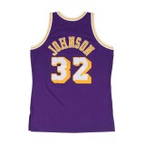 Ανδρική Εμφάνιση NBA Μωβ - Mitchell & Ness Los Angeles Lakers Magic Johnson Εικόνα 0