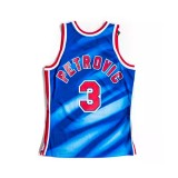 Ανδρική Εμφάνιση NBA Ρουά - Mitchell & Ness New Jersey Nets Drazen Petrovic Εικόνα 0