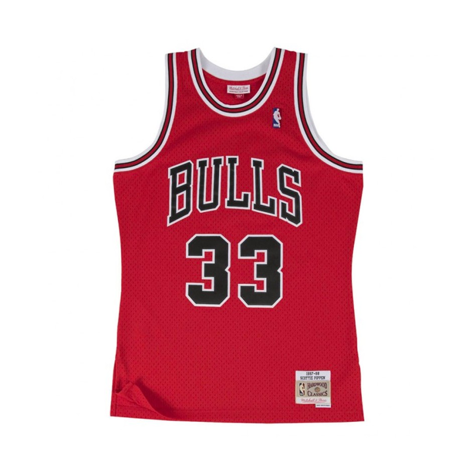 Ανδρική Εμφάνιση NBA Κόκκινη - Mitchell & Chicago Bulls Scottie Pippen