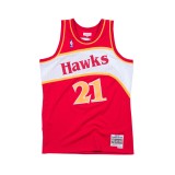 Ανδρική Εμφάνιση NBA Κόκκινη - Mitchell & Ness Atlanta Hawks Dominique Wilkins Εικόνα 