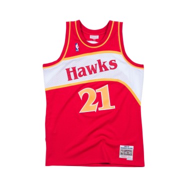 MITCHELL & NESS ATLANTA HAWKS-DOMINIQUE WILKINS SMJYGS18137-AHASCAR86DWI-SCARLET Red