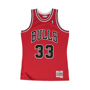 Men's NBA Jersey Red - Mitchell & Ness Scottie Pippen Chicago Bulls 1997-1998 Road Swingman