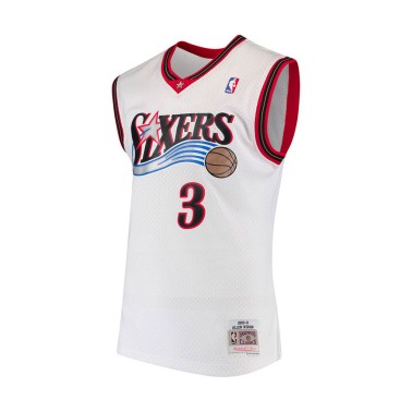 MITCHELL & NESS PHILADELPHIA 76ERS-ALLEN IVERSON SMJYGS18200-P76WHIT00AIV-WHITE White