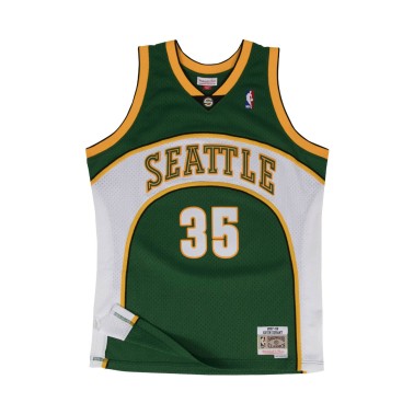 Men's NBA Jersey Green - Mitchell & Ness Kevin Durant Seattle Supersonics 2007-2008 Road Swingman