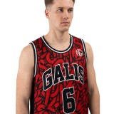 Ανδρική Εμφάνιση Μπάσκετ Κόκκινη - Nick Galis 'The Number 6' Εικόνα 3