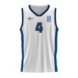 Men's Basketball Jersey White - Nick Galis The Greek No4, 1987 Image 