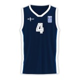 Ανδρική Εμφάνιση Μπάσκετ Μπλε - Nick Galis The Greek No4, 1987 Εικόνα 