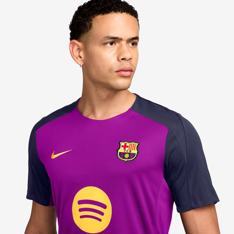 NIKE FCB M NK DF STRK SS TOP HJ7752-552 Purple