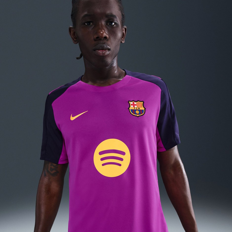 NIKE FCB M NK DF STRK SS TOP HJ7752-552 Purple
