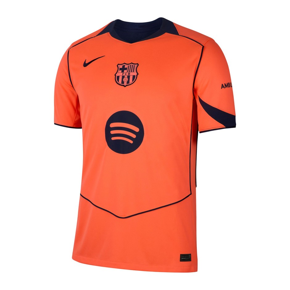 Ανδρική Εμφάνιση Ποδοσφαίρου Πορτοκαλί - Nike FC Barcelona 2025/26 Stadium Third