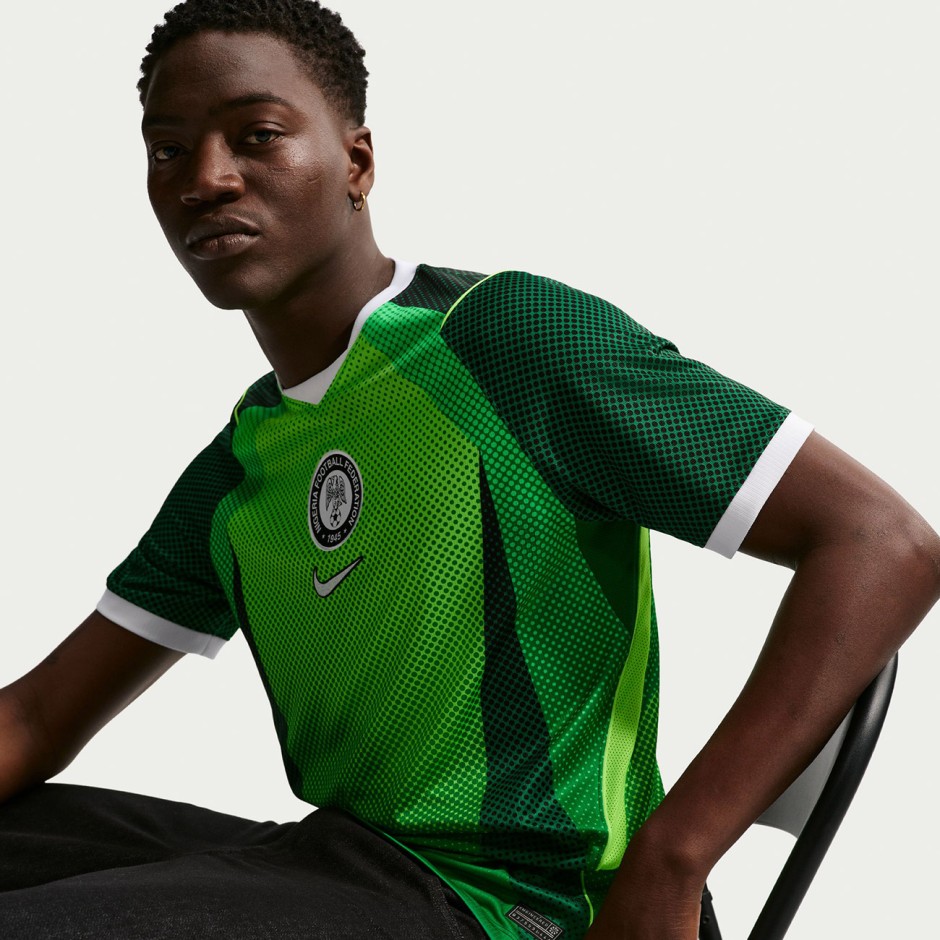 Men's Football Jersey Green - Nike Nigeria 2026 Stadium Home