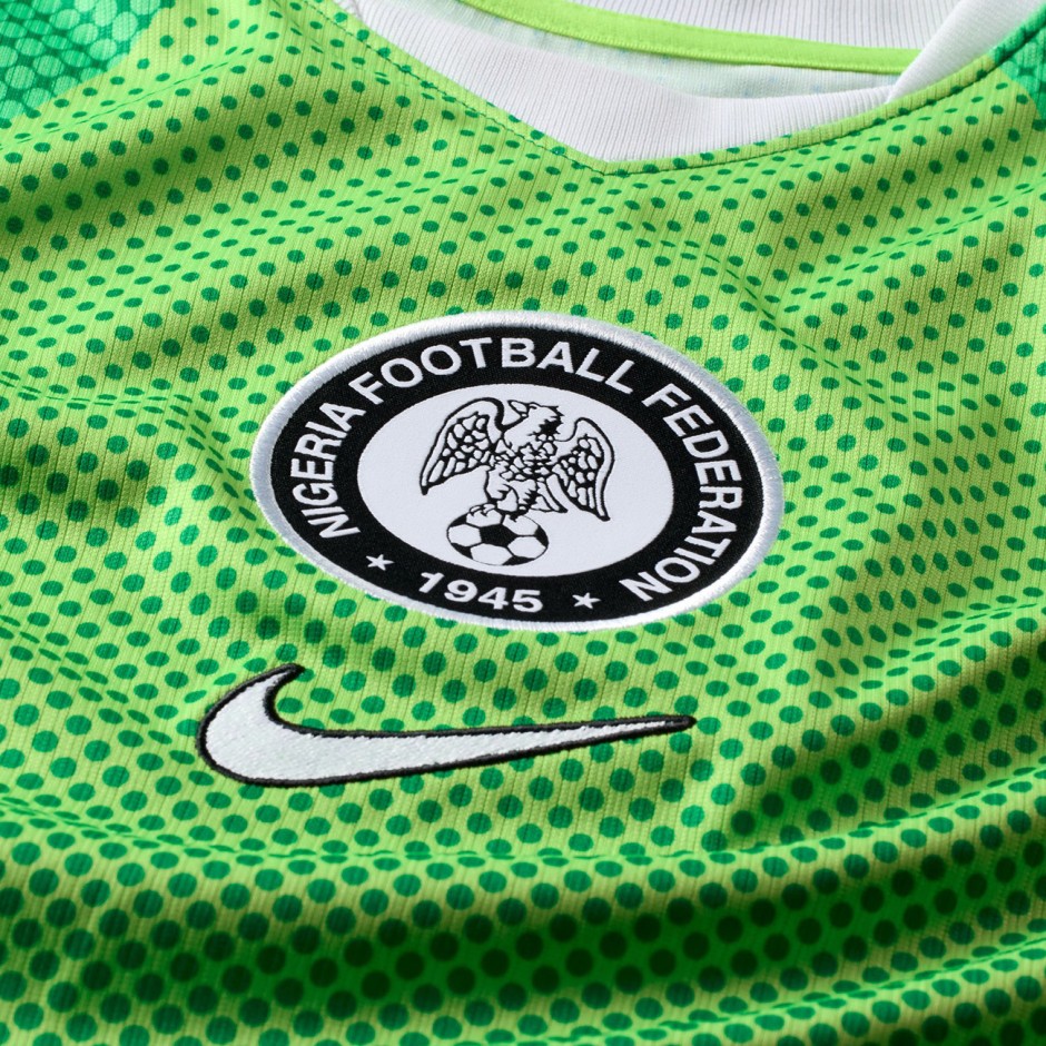 Men's Football Jersey Green - Nike Nigeria 2026 Stadium Home