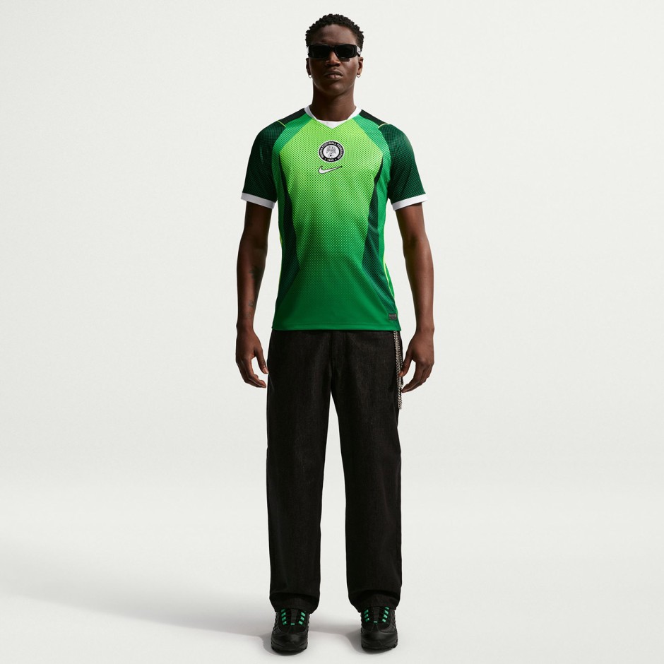 Men's Football Jersey Green - Nike Nigeria 2026 Stadium Home