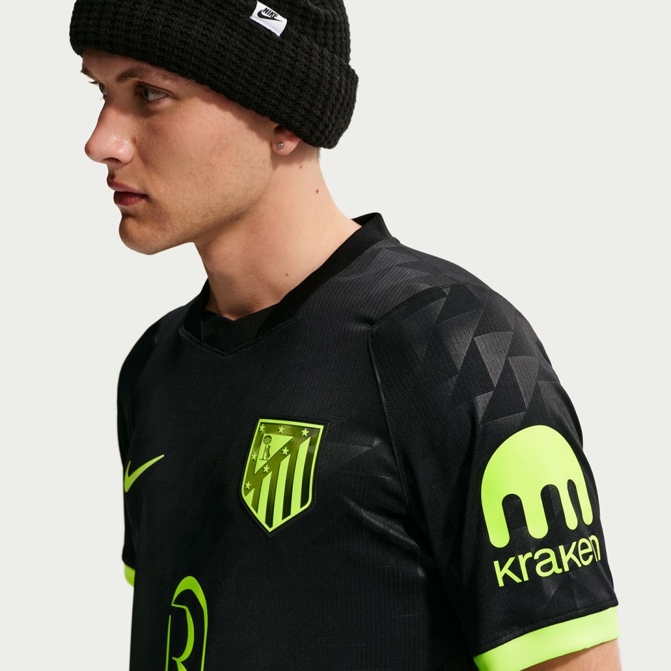 Ανδρική Εμφάνιση Ποδοσφαίρου Μαύρη - Nike Atlético Madrid 2026/27 Stadium Away