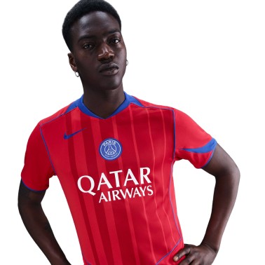 Ανδρική Εμφάνιση Ποδοσφαίρου Κόκκινη - Nike Paris Saint-Germain 2025/26 Stadium Third