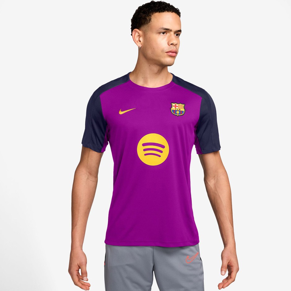 NIKE FCB M NK DF STRK SS TOP HJ7752-552 Purple