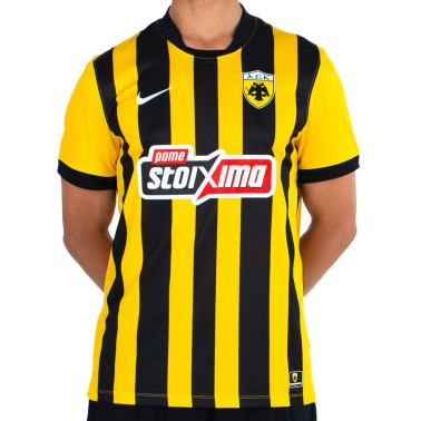 Επίσημη Ανδρική Εμφάνιση Ποδοσφαίρου Κίτρινη - Nike AEK F.C. 2025-26 Home Jersey