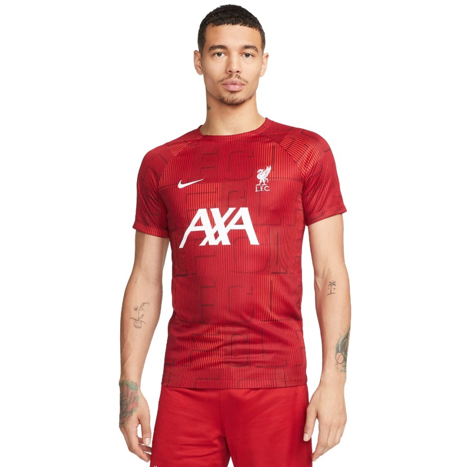 Nike Liverpool F.C. Academy Pro Κόκκινο - Ανδρική Μπλούζα Ποδοσφαίρου 