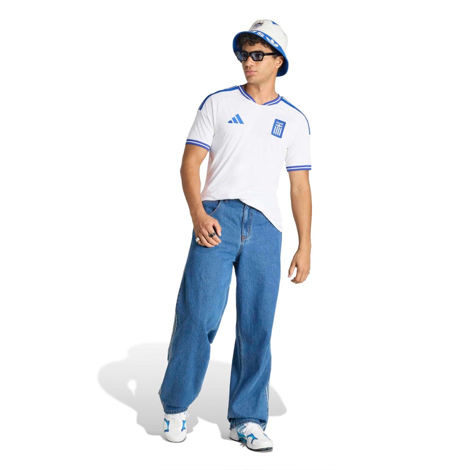 Ανδρική Εμφάνιση Ποδοσφαίρου Λευκή - adidas Performance Greece 26 Home Jersey