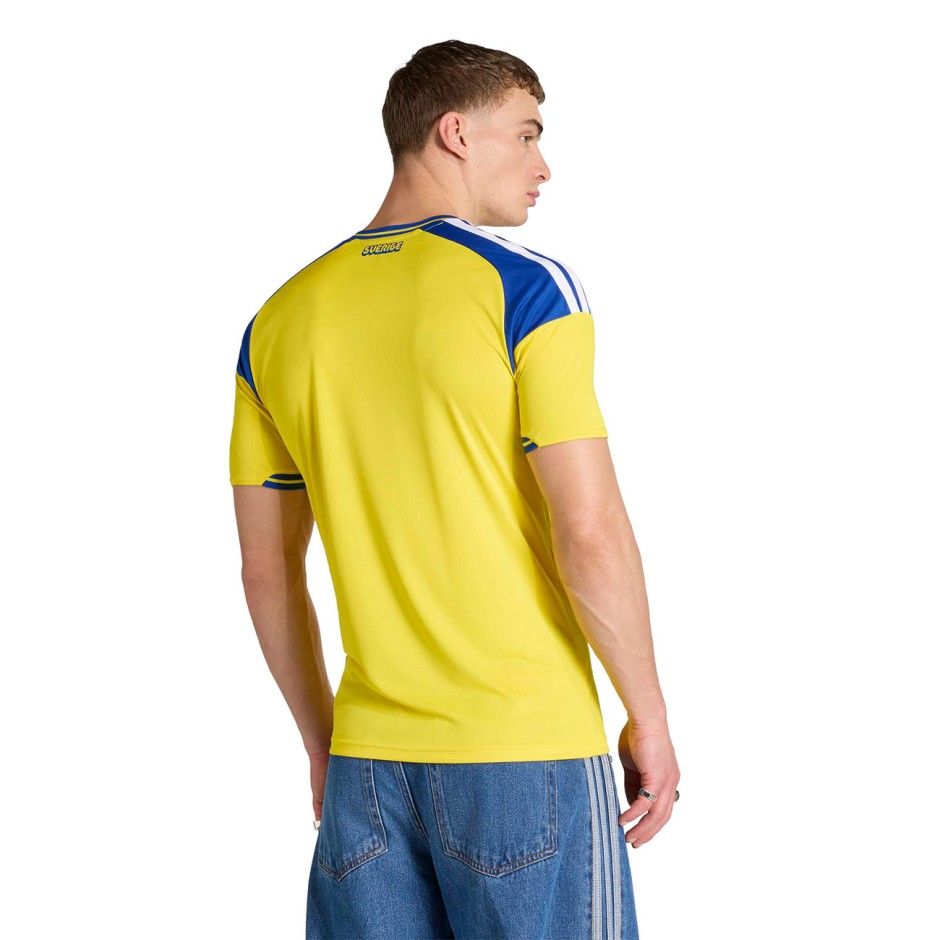 Men's Football Jersey Yellow - adidas Performance Sweden 26 Home Jersey