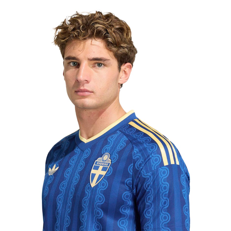 Ανδρική Εμφάνιση Ποδοσφαίρου Μπλε - adidas Performance Sweden 26 Away Jersey