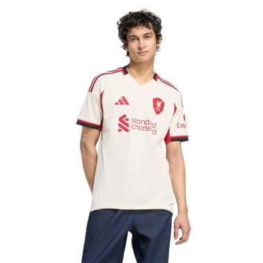 Ανδρική Εμφάνιση Ποδοσφαίρου Εκρού - adidas Performance Liverpool FC 2025/26 Away Jersey