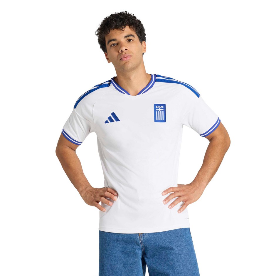 Ανδρική Εμφάνιση Ποδοσφαίρου Λευκή - adidas Performance Greece 26 Home Jersey
