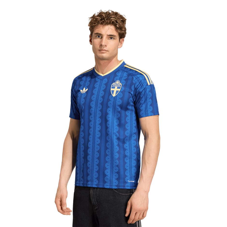 Ανδρική Εμφάνιση Ποδοσφαίρου Μπλε - adidas Performance Sweden 26 Away Jersey