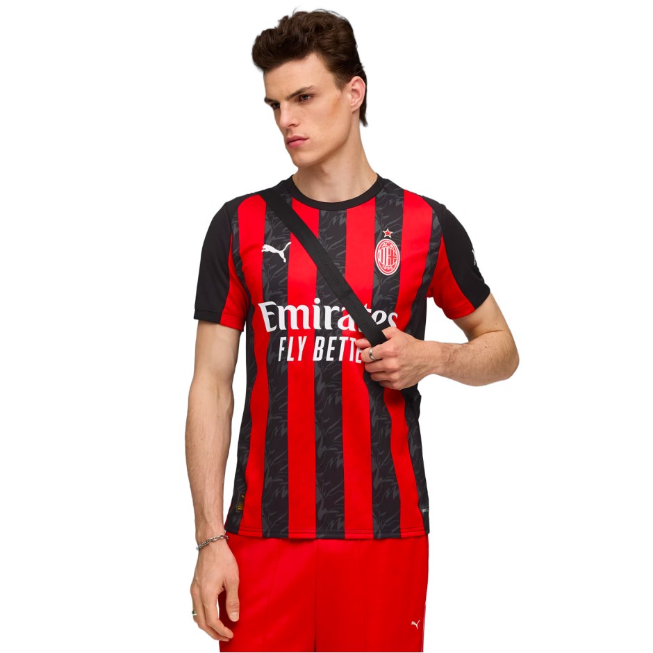 Ανδρική Εμφάνιση Ποδοσφαίρου Κόκκινη - PUMA AC Milan 25/26 Home Jersey