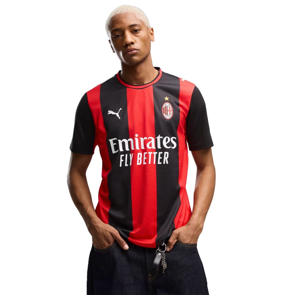 Ανδρική Εμφάνιση Ποδοσφαίρου Μαύρη - PUMA AC Milan 26/27 Home Jersey