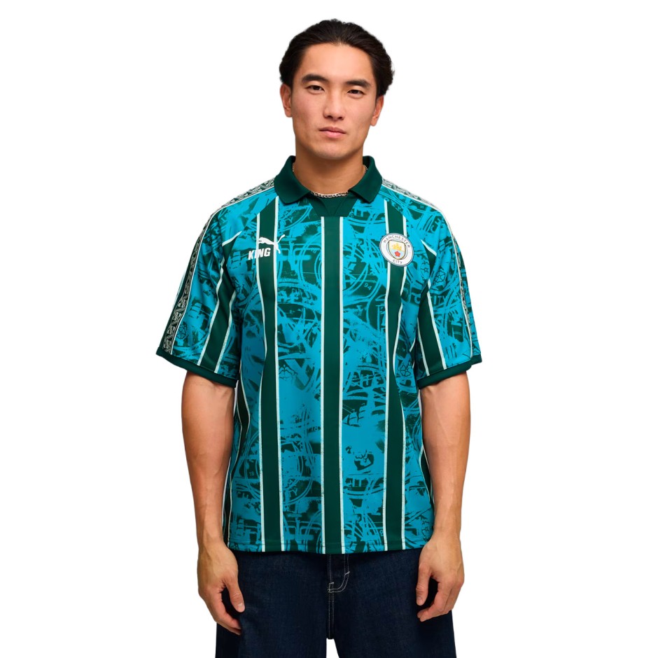 Ανδρική Εμφάνιση Ποδοσφαίρου Μπλε - PUMA Manchester City KING Retro Jersey